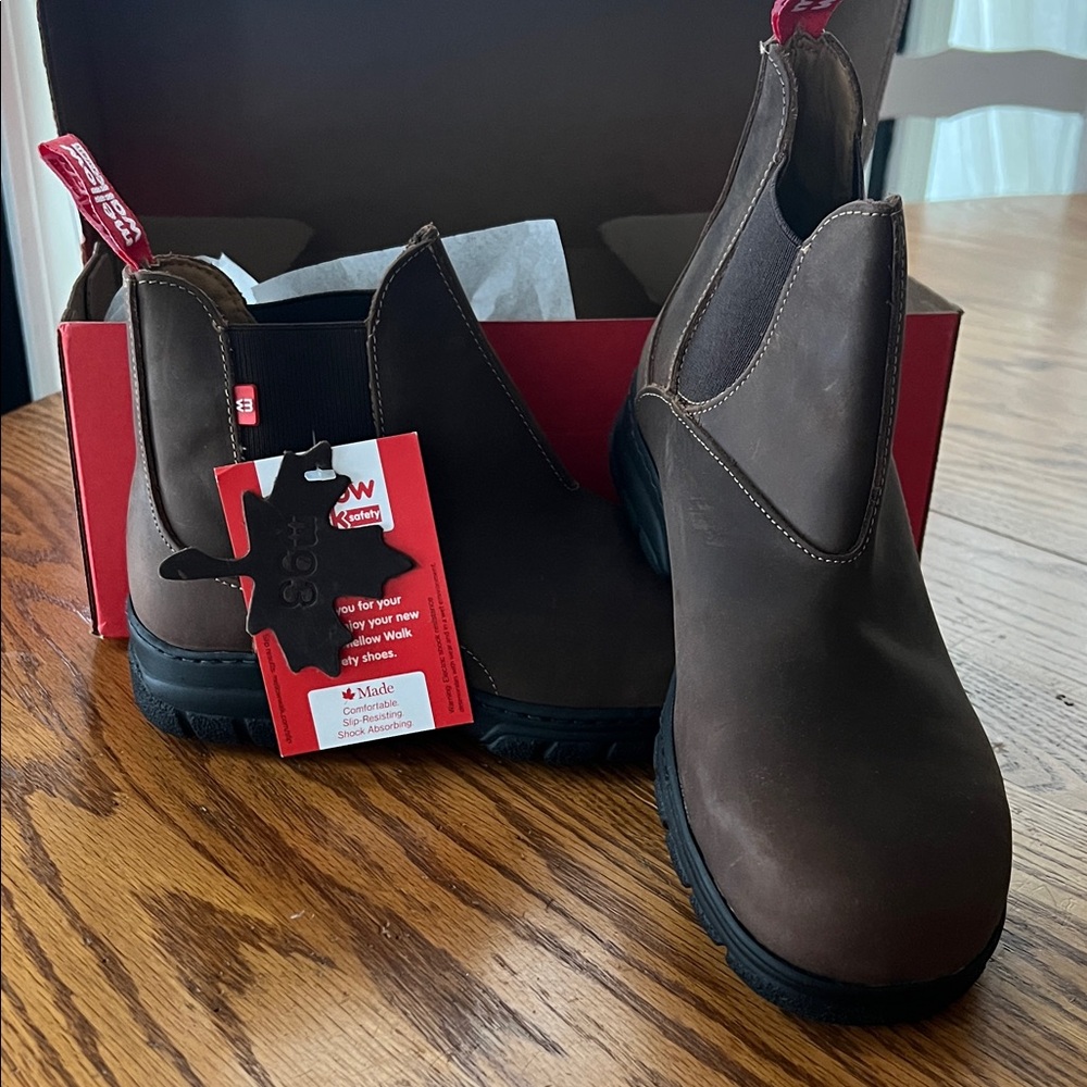 MellowWalk Safety - Steel Toe - leather boots